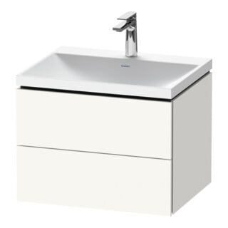 Duravit Möbel-Set L-Cube 60x48x48cm, m Hahnl., we. matt, 2 Schub.