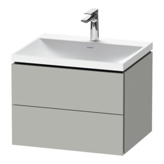 Duravit Möbel-Set L-Cube 60x48x48cm, m HL, betongr ma, 2 Schub.