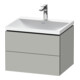 Duravit Möbel-Set L-Cube 60x48x48cm, m HL, betongr ma, 2 Schub.-1