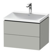 Duravit Möbel-Set L-Cube 60x48x48cm, m HL, betongr ma, 2 Schub.