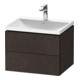 Duravit Möbel-Set L-Cube 60x48x48cm, m HL, Ei dkl. geb., 2 Schub.-1