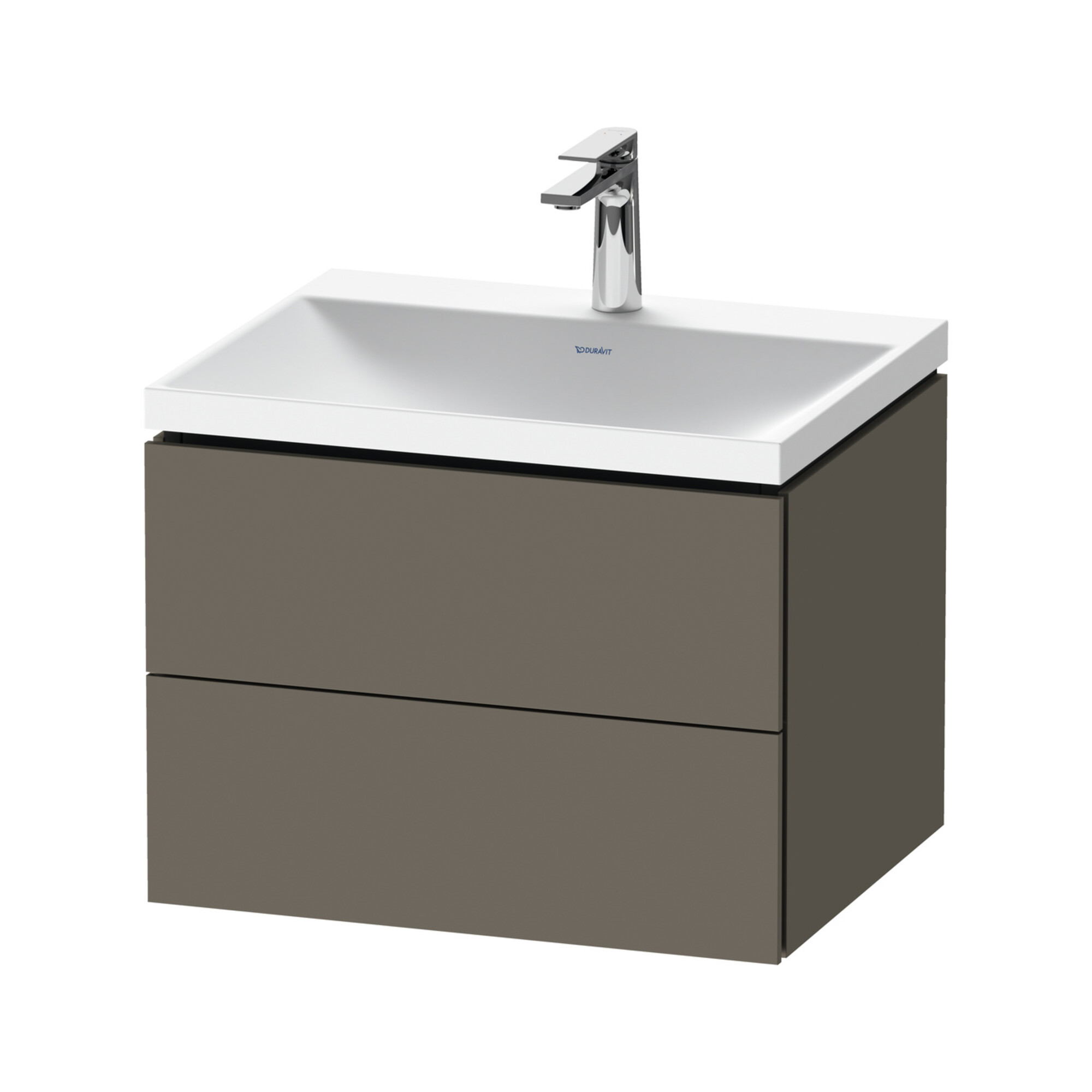 Duravit Möbel-Set L-Cube 60x48x48cm, m HL, f Gr s-matt, 2 Schub.