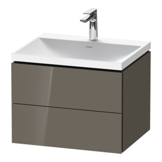 Duravit Möbel-Set L-Cube 60x48x48cm, m HL, flan. Gr hgl, 2 Schub.
