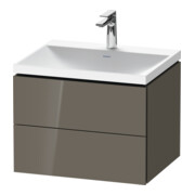 Duravit Möbel-Set L-Cube 60x48x48cm, m HL, flan. Gr hgl, 2 Schub.