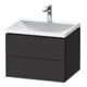 Duravit Möbel-Set L-Cube 60x48x48cm, m HL, graph matt, 2 Schub.-1