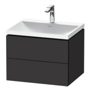 Duravit Möbel-Set L-Cube 60x48x48cm, m HL, graph matt, 2 Schub.