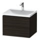 Duravit Möbel-Set L-Cube 60x48x48cm, m HL, Nussb geb., 2 Schub.-1