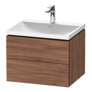 Duravit Möbel-Set L-Cube 60x48x48cm, m HL, Nussb Nat, 2 Schub.