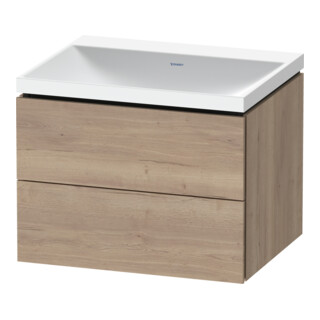 Duravit Möbel-Set L-Cube 60x48x48cm, o Hahnl., Ei marm., 2 Schub.
