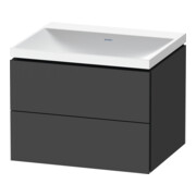Duravit Möbel-Set L-Cube 60x48x48cm, o Hahnl., graph ma, 2 Schub.