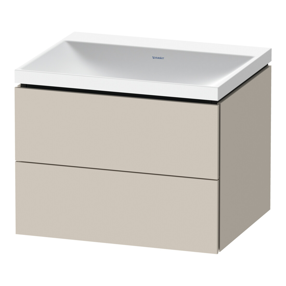 Duravit Möbel-Set L-Cube 60x48x48cm, o. Hahnl., Tau ma, 2 Schub.