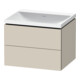 Duravit Möbel-Set L-Cube 60x48x48cm, o Hahnl., Tau matt, 2 Schub.-1