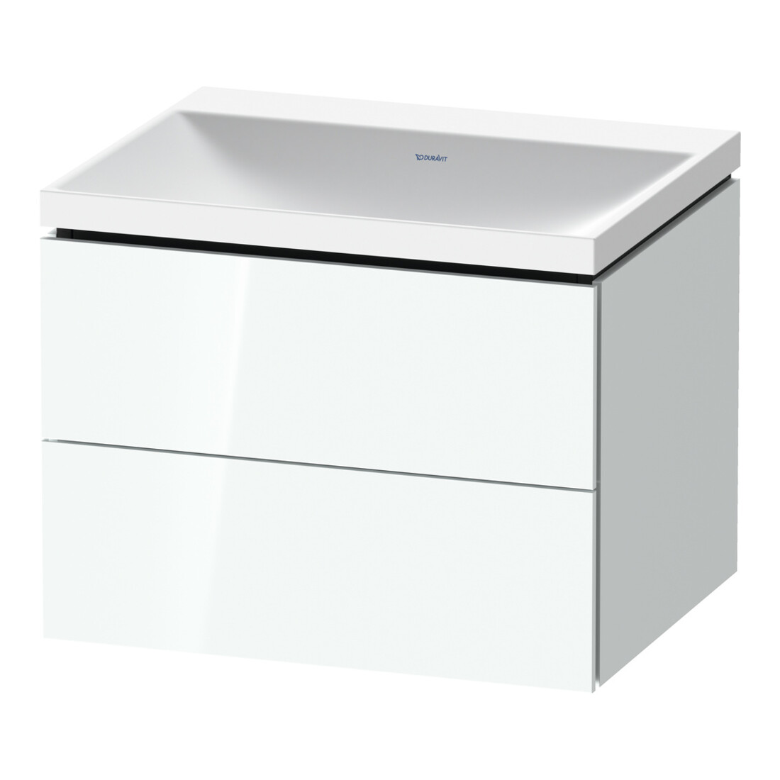 Duravit Möbel-Set L-Cube 60x48x48cm, o. Hahnl., we. hgl, 2 Schub.