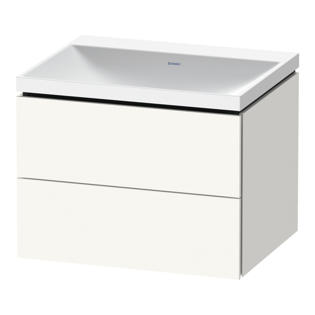 Duravit Möbel-Set L-Cube 60x48x48cm, o Hahnl., we. matt, 2 Schub.