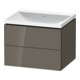 Duravit Möbel-Set L-Cube 60x48x48cm, o HL, flan. Gr hgl, 2 Schub.-1