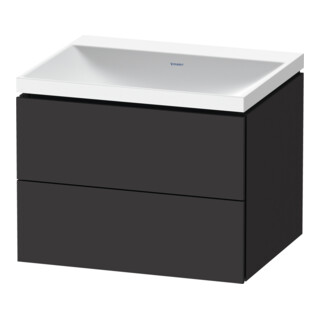 Duravit Möbel-Set L-Cube 60x48x48cm, o HL, graph matt, 2 Schub.