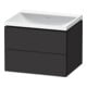 Duravit Möbel-Set L-Cube 60x48x48cm, o HL, graph matt, 2 Schub.-1