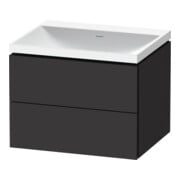 Duravit Möbel-Set L-Cube 60x48x48cm, o HL, graph matt, 2 Schub.