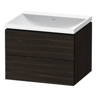 Duravit Möbel-Set L-Cube 60x48x48cm, o HL, Nussb geb., 2 Schub.