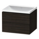 Duravit Möbel-Set L-Cube 60x48x48cm, o HL, Nussb geb., 2 Schub.-1