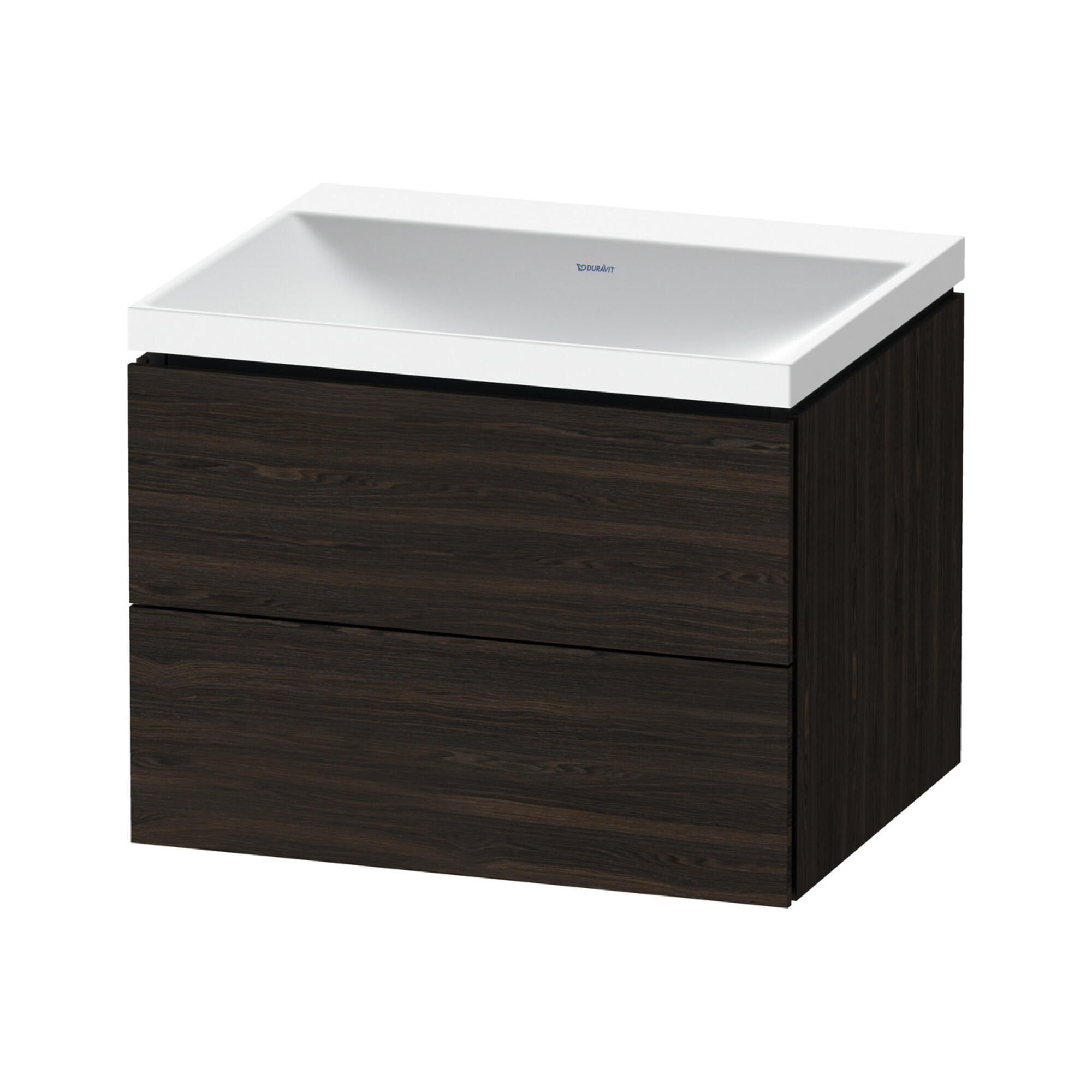 Duravit Möbel-Set L-Cube 60x48x48cm, o HL, Nussb geb., 2 Schub.