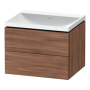 Duravit Möbel-Set L-Cube 60x48x48cm, o HL, Nussb Nat, 2 Schub.