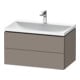 Duravit Möbel-Set L-Cube 80x48x48cm, m Hahnl., bas. ma, 2 Schub.-1