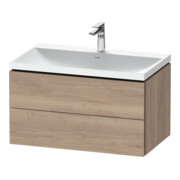 Duravit Möbel-Set L-Cube 80x48x48cm, m Hahnl., Ei marm., 2 Schub.