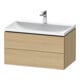 Duravit Möbel-Set L-Cube 80x48x48cm, m Hahnl., Ei Nat, 2 Schub.-1