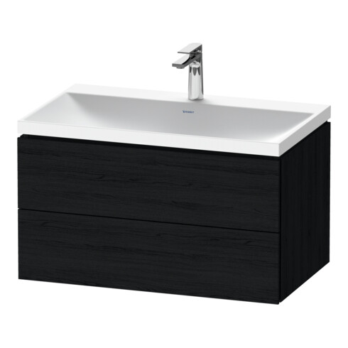 Duravit Möbel-Set L-Cube 80x48x48cm, m Hahnl., Ei sw, 2 Schub.