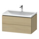 Duravit Möbel-Set L-Cube 80x48x48cm, m Hahnl., med. Ei, 2 Schub.-1