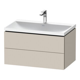 Duravit Möbel-Set L-Cube 80x48x48cm, m Hahnl., Tau ma, 2 Schub.