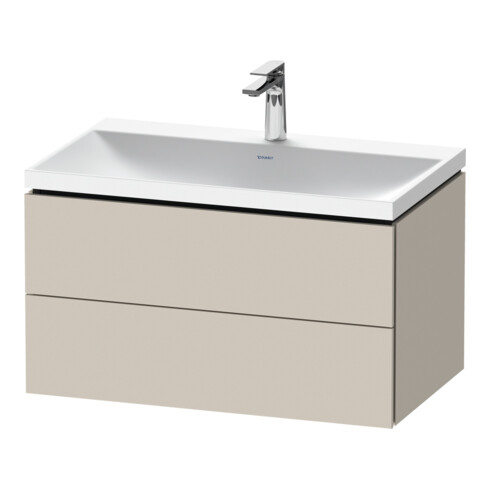 Duravit Möbel-Set L-Cube 80x48x48cm, m Hahnl., Tau ma, 2 Schub.