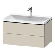 Duravit Möbel-Set L-Cube 80x48x48cm, m Hahnl., Tau matt, 2 Schub.