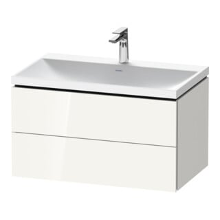 Duravit Möbel-Set L-Cube 80x48x48cm, m Hahnl., we. hgl, 2 Schub.