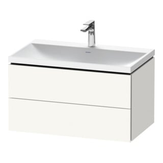 Duravit Möbel-Set L-Cube 80x48x48cm, m Hahnl., we. matt, 2 Schub.