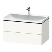 Duravit Möbel-Set L-Cube 80x48x48cm, m Hahnl., we. matt, 2 Schub.
