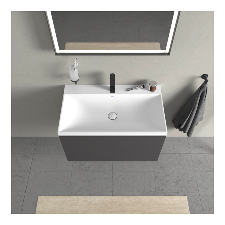 Duravit Möbel-Set L-Cube 80x48x48cm, m HL, graph matt, 2 Schub.
