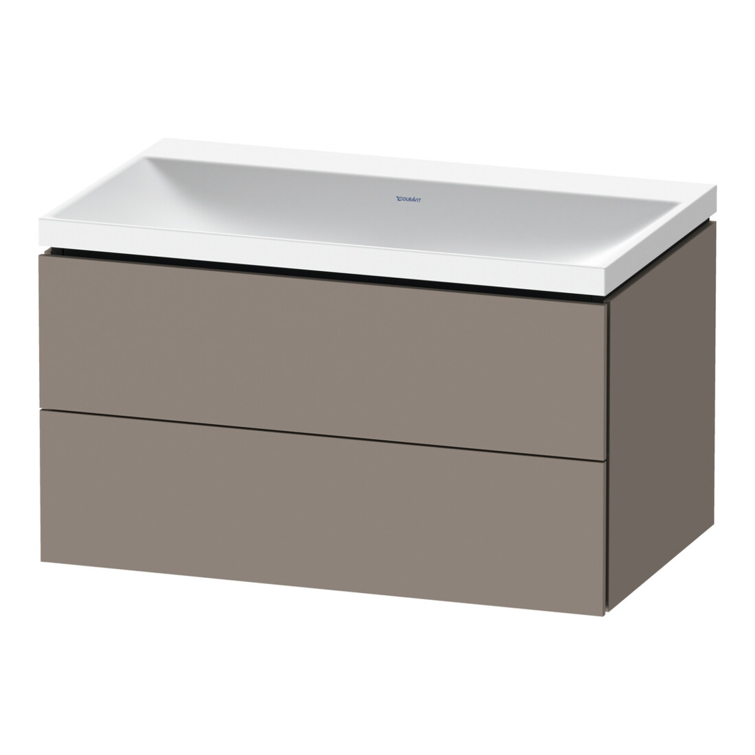 Duravit Möbel-Set L-Cube 80x48x48cm, o. Hahnl., bas. ma, 2 Schub.