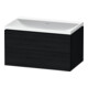 Duravit Möbel-Set L-Cube 80x48x48cm, o. Hahnl., Ei sw, 2 Schub.-1