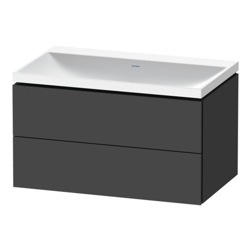 Duravit Möbel-Set L-Cube 80x48x48cm, o Hahnl., graph ma, 2 Schub.