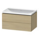 Duravit Möbel-Set L-Cube 80x48x48cm, o. Hahnl., med. Ei, 2 Schub.-1