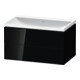 Duravit Möbel-Set L-Cube 80x48x48cm, o. Hahnl., sw hgl, 2 Schub.-1