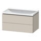 Duravit Möbel-Set L-Cube 80x48x48cm, o. Hahnl., Tau ma, 2 Schub.-1