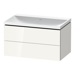 Duravit Möbel-Set L-Cube 80x48x48cm, o. Hahnl., we. hgl, 2 Schub.