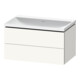 Duravit Möbel-Set L-Cube 80x48x48cm, o Hahnl., we. matt, 2 Schub.-1