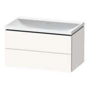 Duravit Möbel-Set L-Cube 80x48x48cm, o Hahnl., we. matt, 2 Schub.
