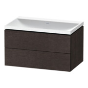 Duravit Möbel-Set L-Cube 80x48x48cm, o HL, Ei dkl. geb., 2 Schub.