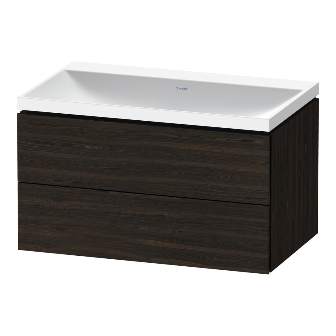Duravit Möbel-Set L-Cube 80x48x48cm, o HL, Nussb geb., 2 Schub.