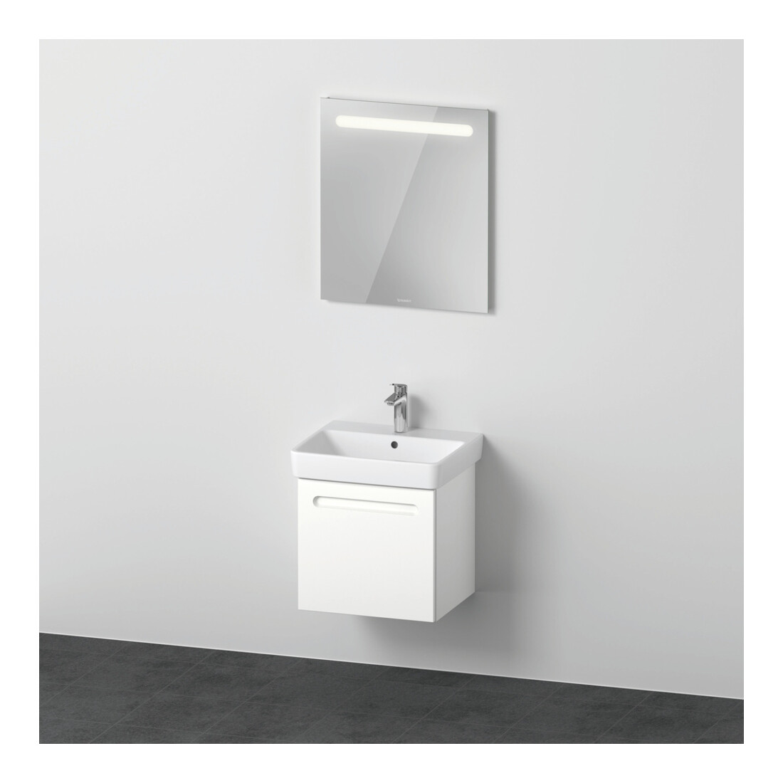 Duravit Möbel-Set No. 1 55, we m, 1 Auszug, 1 Innenschubkasten